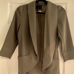 Harlow and graham olive blazer